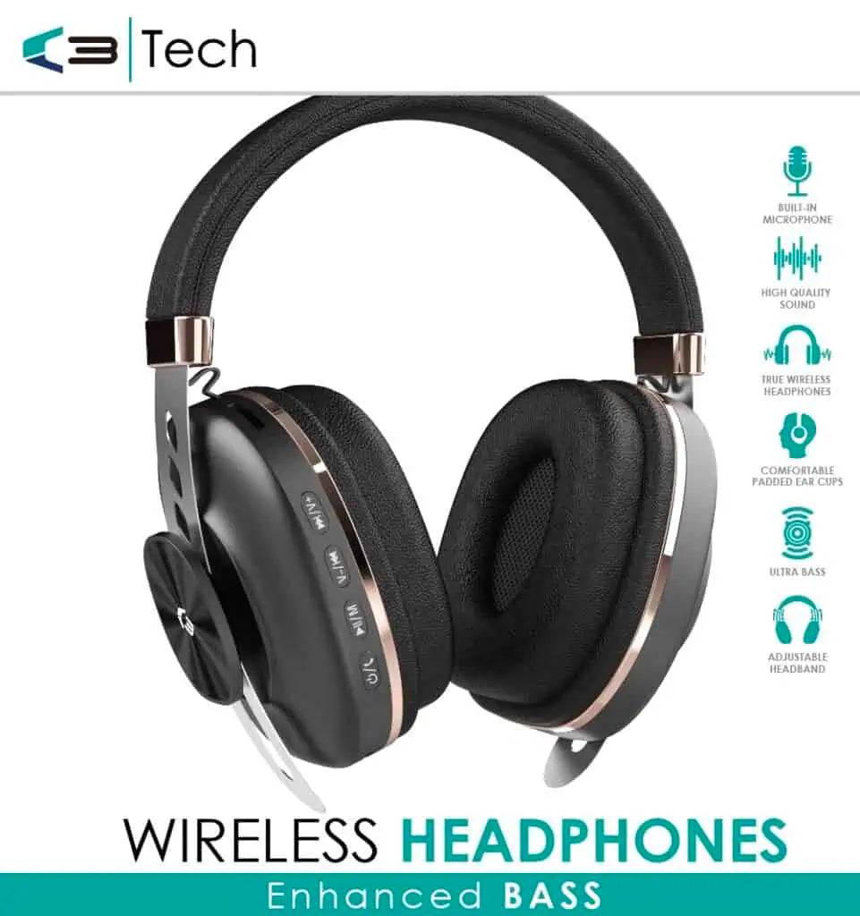 C3 Tech Bluetooth Headphones
